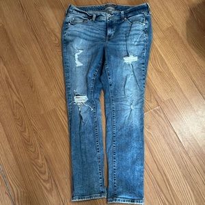 Torrid Boyfriend Straight Vintage Stretch Distressed Jeans Size 12